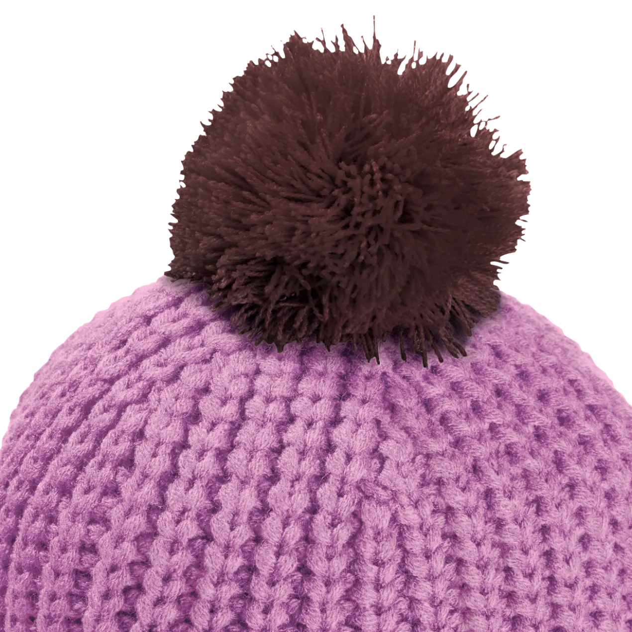 POMPOM BADGE BEANIE K