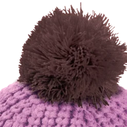 POMPOM BADGE BEANIE K