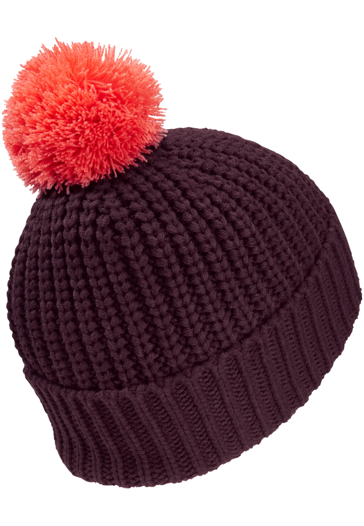 POMPOM BADGE BEANIE K