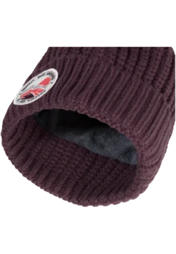 POMPOM BADGE BEANIE K