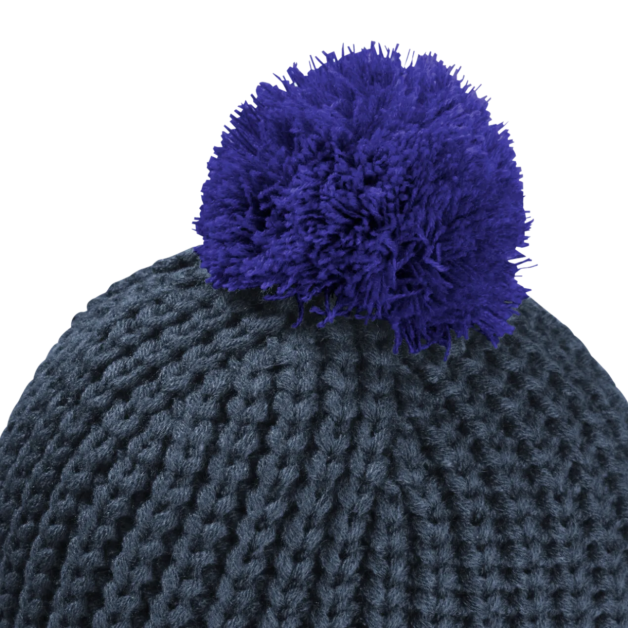 POMPOM BADGE BEANIE K