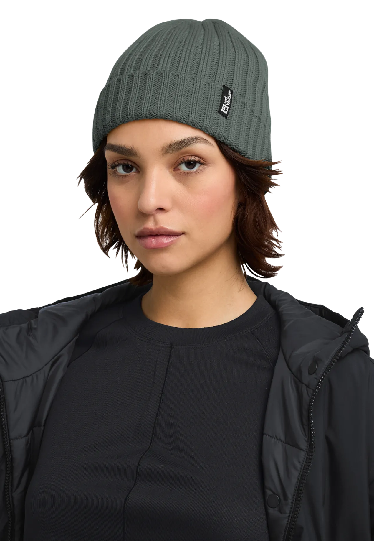 RIB KNIT BEANIE