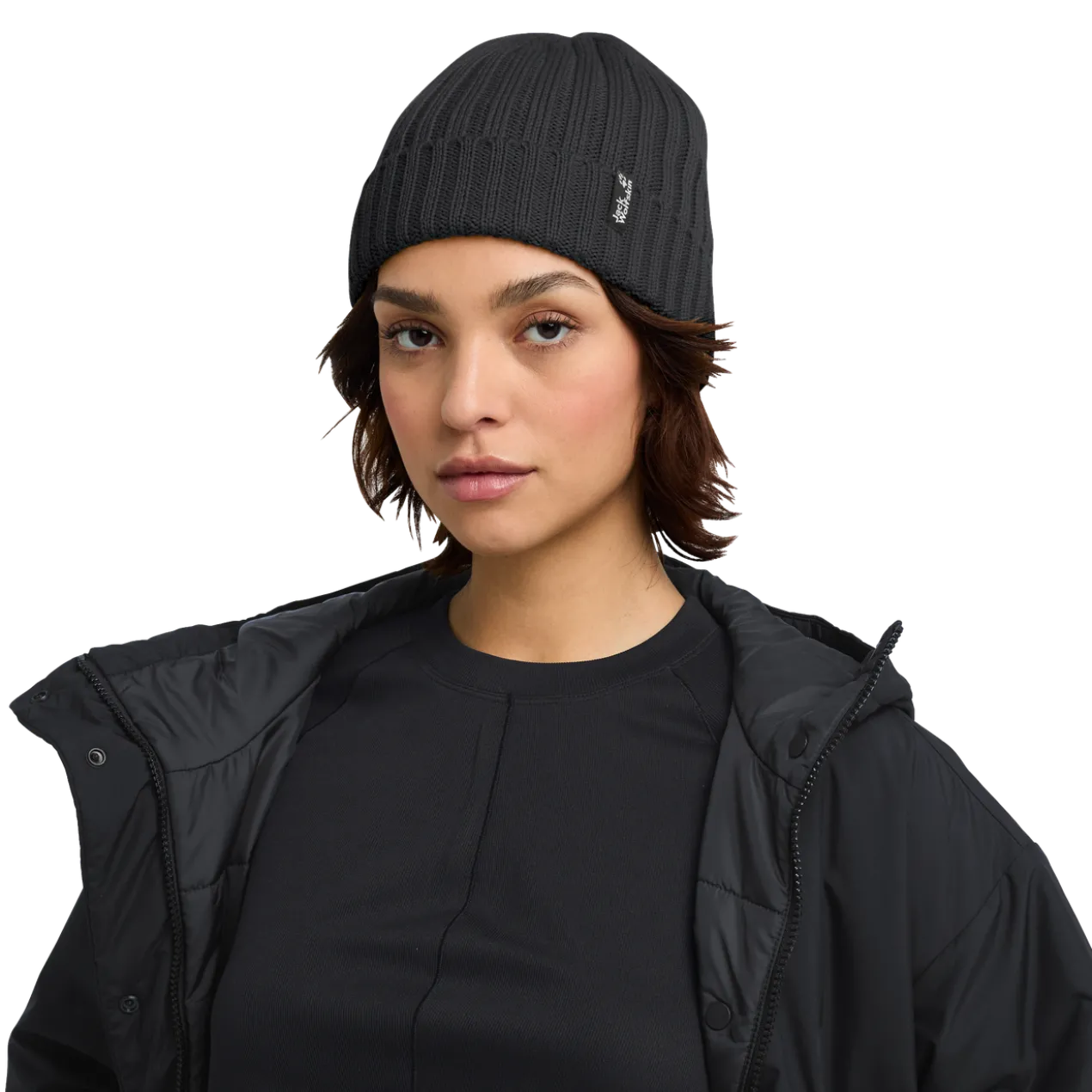 RIB KNIT BEANIE
