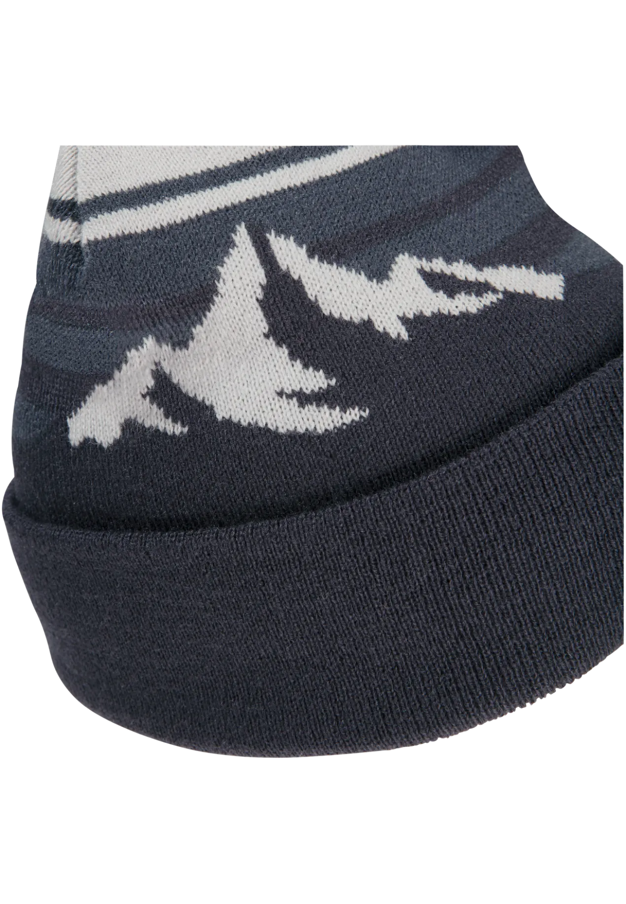 STRIPY POMPOM BEANIE K