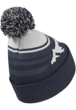 STRIPY POMPOM BEANIE K